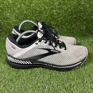 Brooks Adrenaline GTS 22 Mens Size 11.5 D White Black Running Walking Shoes